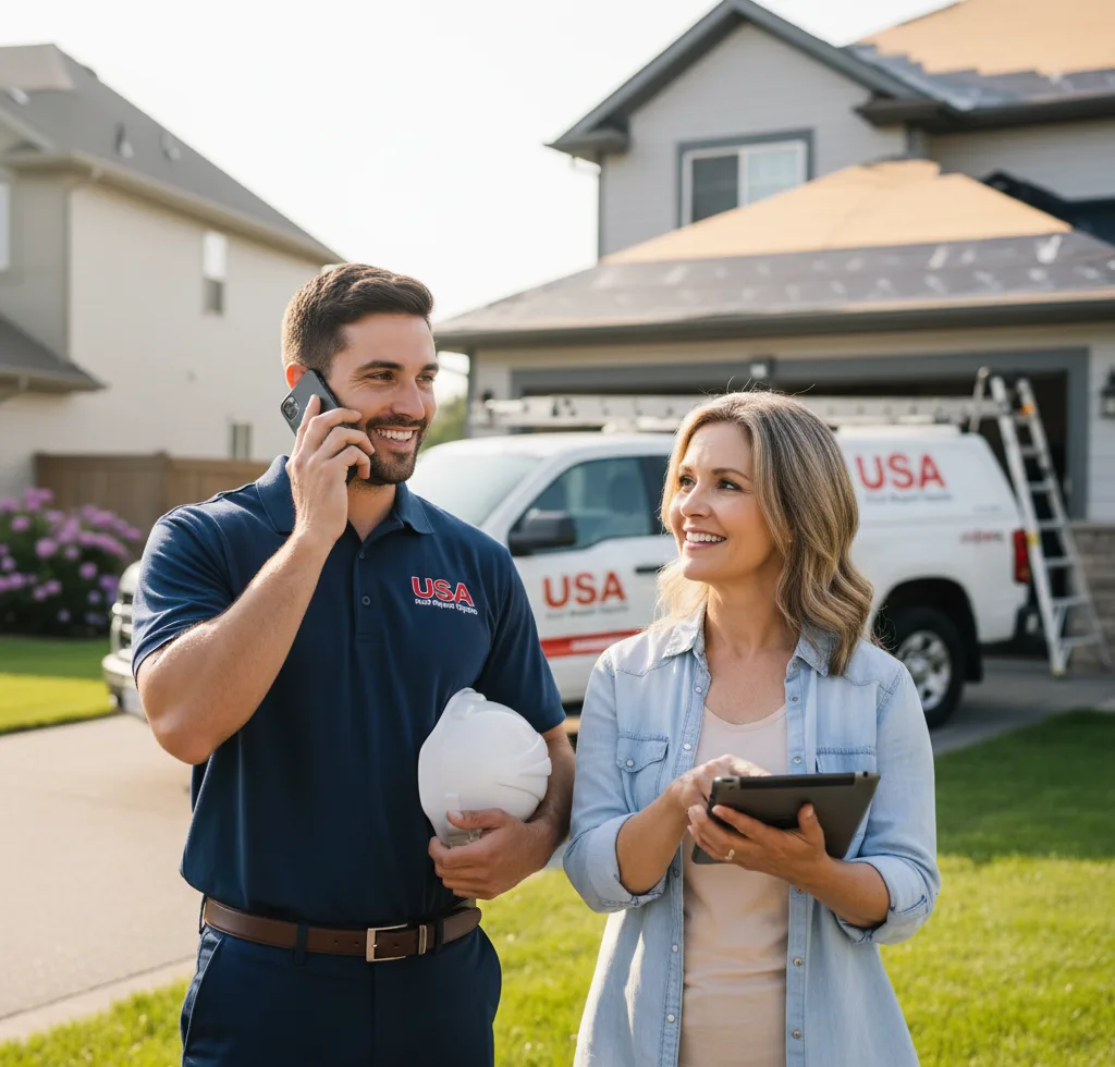 USA Roof Repair Experts customer support in Sheridan